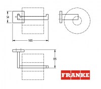 PORTARROLLOS SIN TAPA CUBUS FRANKE